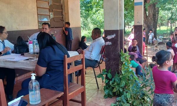 Jornada de atención extramural en la comunidad indígena Piliko kue de Itakyry