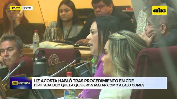 Diputada acusa a policías de querer atentar contra ella: “Me quisieron matar despierta” - ABC Noticias - ABC Color