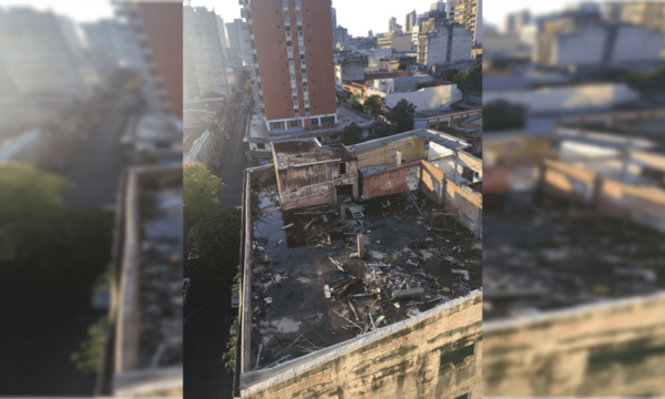 Vecinos denuncian saqueo previo al derrumbe de edificio en el microcentro de Asunción