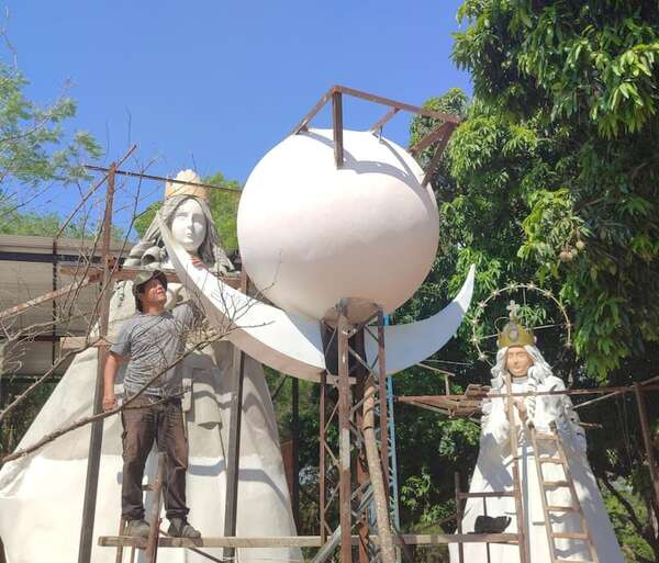 Imágenes gigantes de la Virgen de Caacupé serán expuestas el 28 de noviembre - Nacionales - ABC Color
