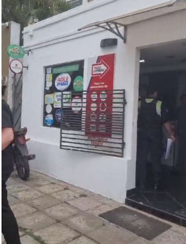Video: así robaron un local de “Aquí Pago” en Campo Grande de Asunción - Policiales - ABC Color