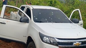 Acribillan a tres hombres dentro de una camioneta en Yby Pytã