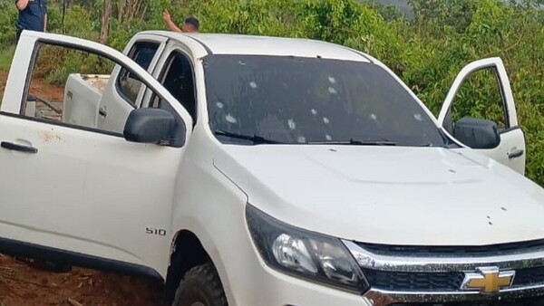 Acribillan a tres hombres dentro de una camioneta en Yby Pytã