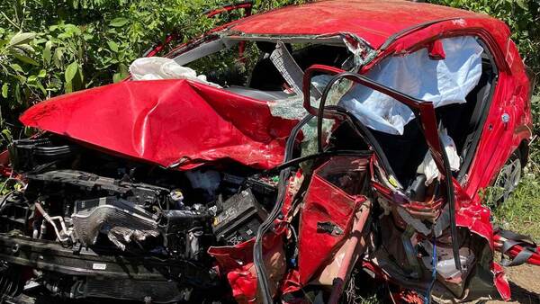 Víctima de triple accidente en San Bernardino despierta luego de 10 días