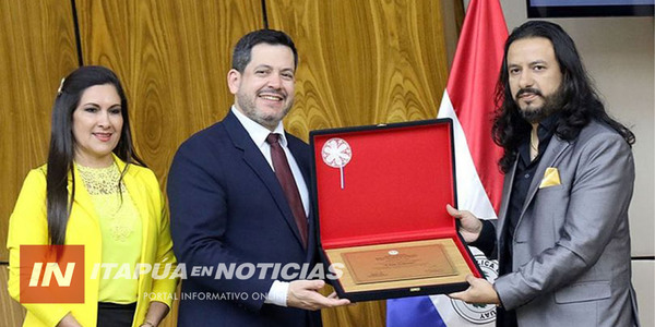 CÁMARA DE DIPUTADOS DISTINGUE A CÉSAR GALEANO POR SU ÉXITO INTERNACIONAL - Itapúa Noticias