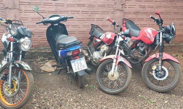 Incautan tres motos por infracciones