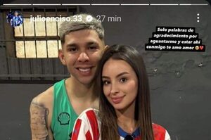 ¡Oky el amor! Julio Enciso le dedicó su gol a su novia