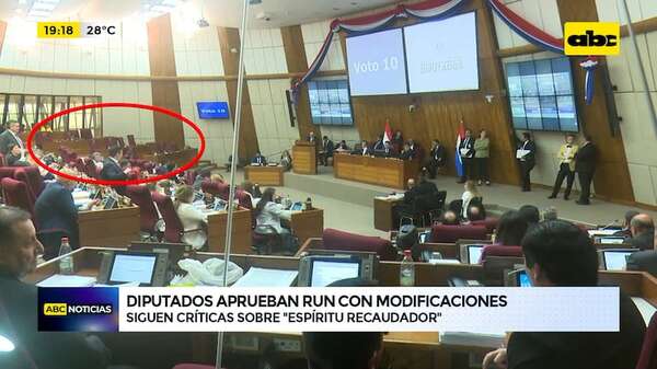 Video: Diputados aprueba con modificaciones el cuestionado proyecto de ley que crea el RUN - ABC Noticias - ABC Color