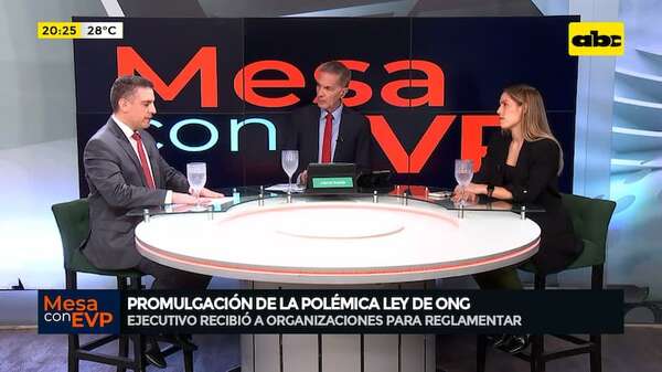 Reglamentación de la polémica Ley anti-ONG: ministros defienden postura del Gobierno - Mesa de Periodistas - ABC Color
