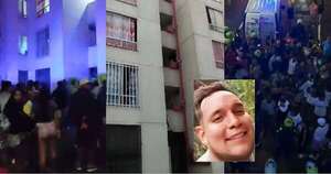 La Nación / Turba enfurecida lincha a padre asesino que tiró a su hija de 5 años desde un tercer piso en Colombia