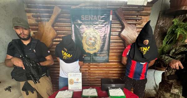 Diario HOY | Capturan a dos traficantes con cocaína en Katuete