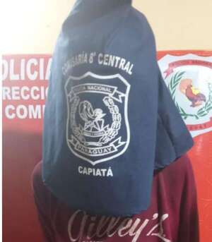Detienen a “Largo” en Capiatá: tenía un estoque adherido a la cintura - Policiales - ABC Color