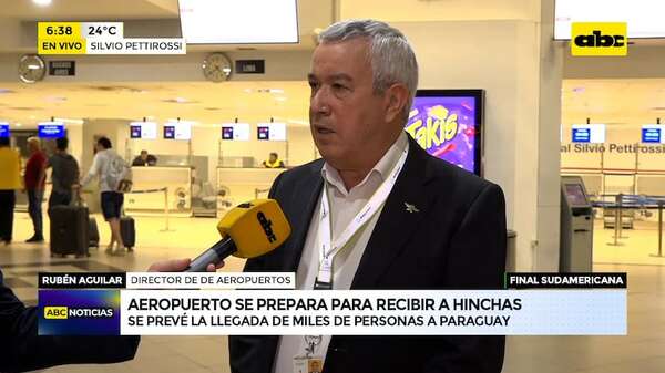 Copa Sudamericana: aeropuerto Silvio Pettirossi se prepara para la llegada de los hinchas - ABC Noticias - ABC Color