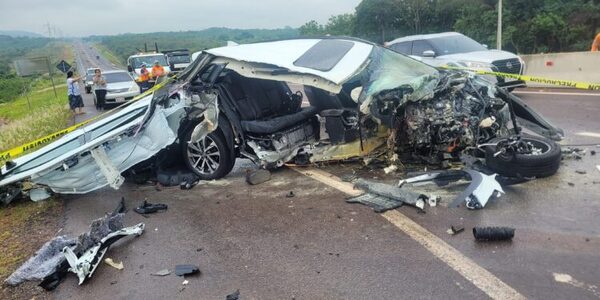 (VIDEO)Lamentable accidente en Caacupé: Fallecieron abuela y su nieto de 3 años