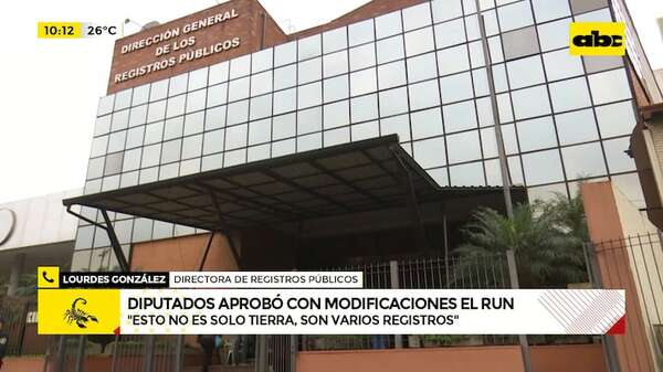 Registro Unificado Nacional: “no solucionará el problema de la tierra pero permitirá visualizarlo” - ABC Noticias - ABC Color