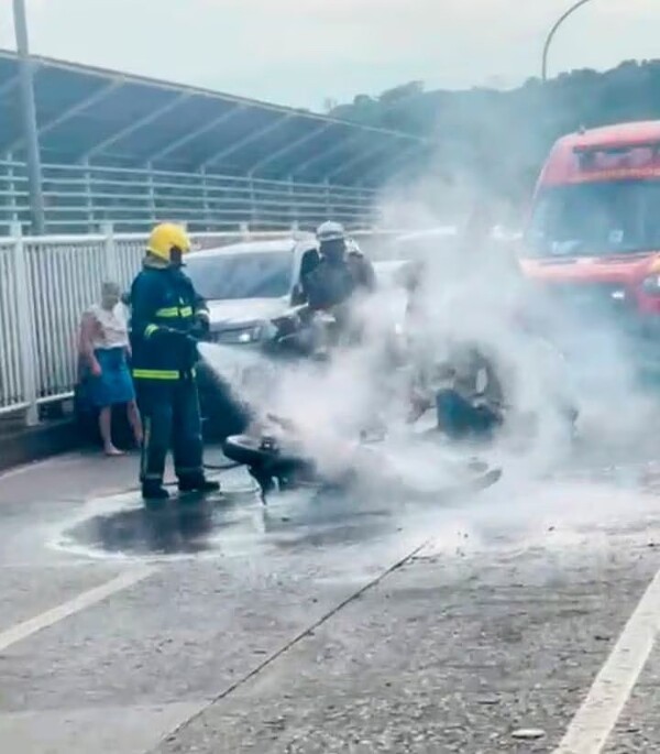 Choque entre motos dejó una víctima fatal y dos heridos en Puente de la Amistad - 1000 Noticias