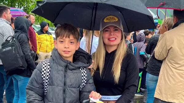 [VIDEO] ¡Dahiana Bresanovich y una lacrimógena despedida a su hijo Nachito!