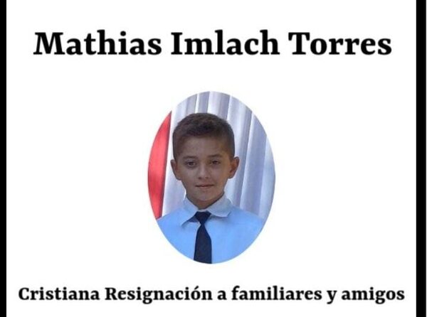 ESCUELA DECLARA TRES DIAS DE LUTO POR LA MUERTE DE UN ALUMNO EN TRÁGICO ACCIDENTE