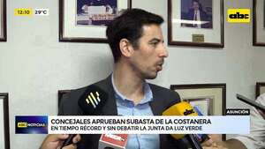 Junta Municipal aprueba que “Nenecho” subaste la Costanera - ABC Noticias - ABC Color