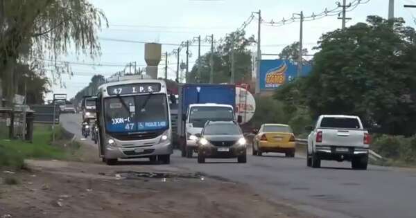 La Nación / Reportan pésimo estado de varios tramos de la ruta PY01