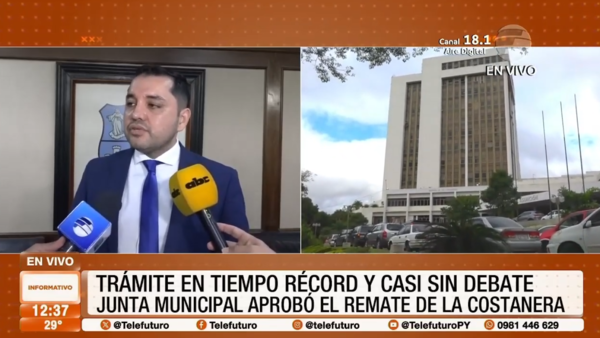 Aprueban el remate de la Costanera Norte