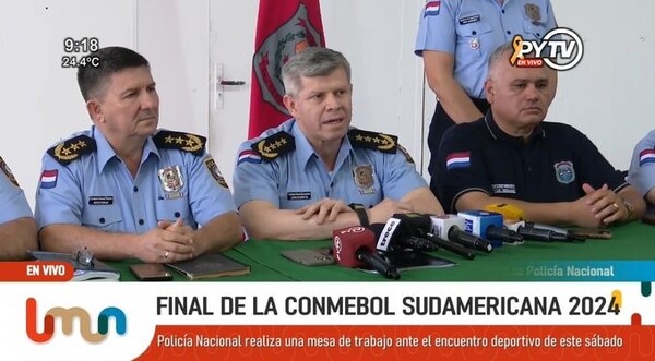 Policía Nacional inicia operativo seguridad con miras a la Final Única de la Sudamericana • RADIO NACIONAL