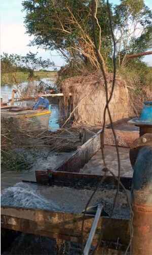 Autoridades no toman medida sobre grosera extracción de arena en el distrito de Yguazú | DIARIO PRIMERA PLANA
