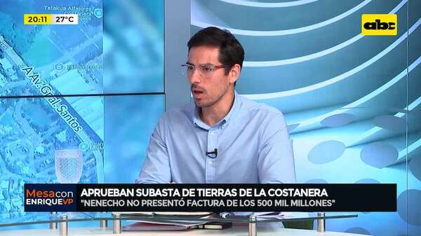 “La ciudadanía está cansada de este intendente”: concejal sobre subasta de tierras de la Costanera - Mesa de Periodistas - ABC Color