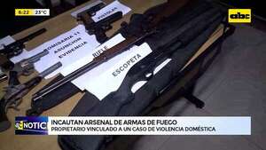 Barrio Villa Morra: Incautan arsenal de armas de fuego - ABC Noticias - ABC Color