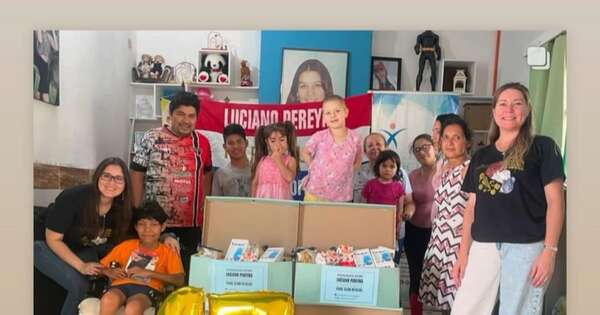 La Nación / Club de fans de Luciano Pereyra celebra sus 17 años con un acto solidario