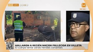 Horror en Villeta por el hallazgo del cadáver de una recién nacida