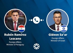 Cancilleres de Paraguay e Israel tratan temas de interés bilateral - ADN Digital