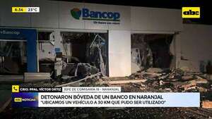 Video: Asaltan con explosivos bóveda de un banco en Naranjal - ABC Noticias - ABC Color