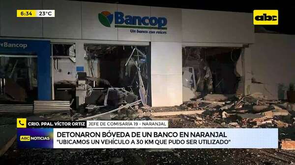 Video: Asaltan con explosivos bóveda de un banco en Naranjal - ABC Noticias - ABC Color