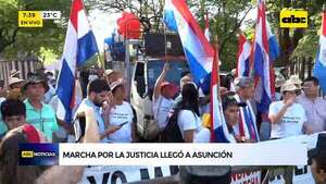 Video: “Marcha por la Justicia” llega al Congreso y plantean entregar manifiestos - ABC Noticias - ABC Color