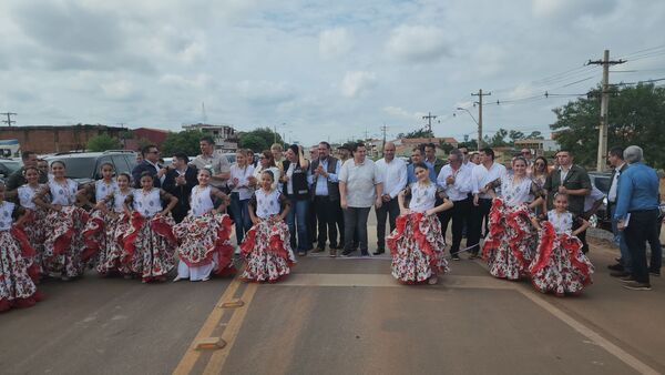 Presidente Peña inaugura importantes obras viales en Concepción