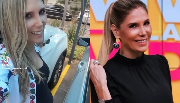 Sanie registró un gracioso momento: "Todo un tema es subirse al auto" - Teleshow