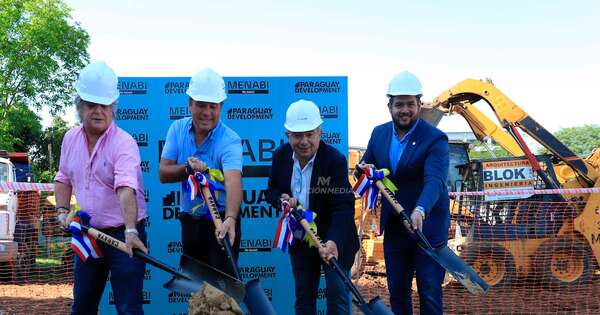 La Nación / Dan palada inicial al proyecto residencial Menabi, ubicada en Luque, a pasos de Asunción