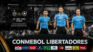 Conmebol designa árbitros para la final de la Libertadores • PARAGUAY TV