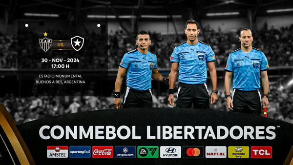 Conmebol designa árbitros para la final de la Libertadores • PARAGUAY TV