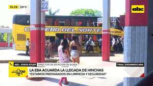 Precaria Estación de Buses también recibirá hinchas de Racing y Cruzeiro  - ABC Noticias - ABC Color
