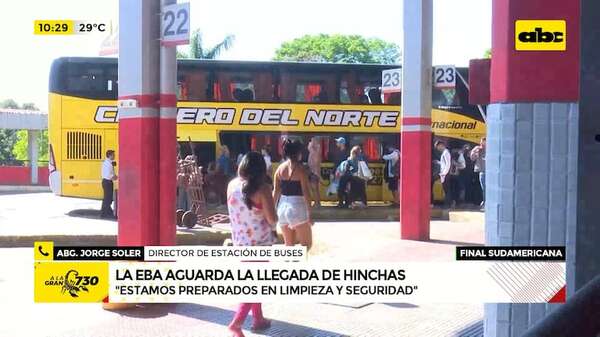 Precaria Estación de Buses también recibirá hinchas de Racing y Cruzeiro - ABC Noticias - ABC Color
