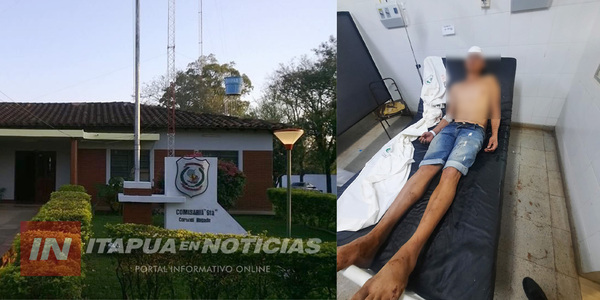 CNEL. BOGADO JOVEN FUE APREHENDIDO POR AGRESIÓN CON UN OBJETO CONTUNDENTE - Itapúa Noticias