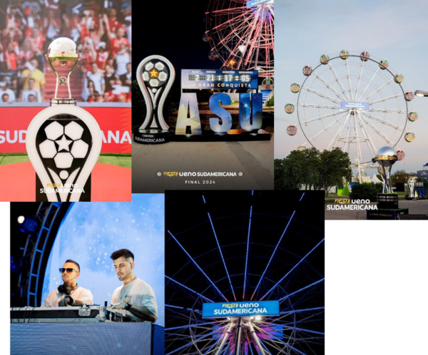 Conmebol invita a vivir la Fiesta ueno Sudamericana en la Costanera de Asunci贸n聽