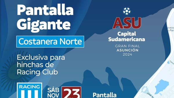 Cuatro pantallas gigantes para ver la gran final