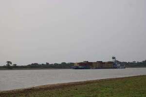 Leve repunte del río Paraguay en el puerto de  Pilar - Economía - ABC Color