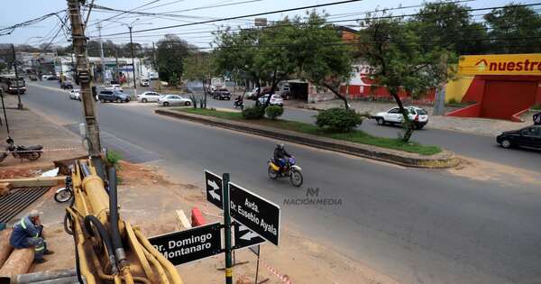 Diario HOY | Habilitan circulación sobre Eusebio Ayala tras concluir obras de desagüe pluvial
