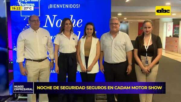 Noche de Seguridad Seguros en el CADAM Motor Show: premiando a los mejores vendedores - Mundo empresarial - ABC Color