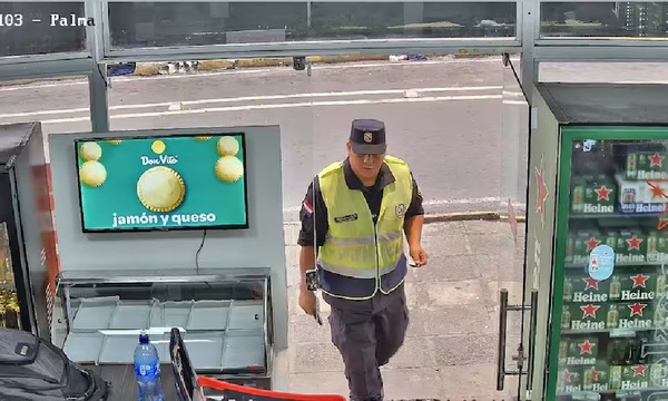 Captan hurto presuntamente perpetrado por un policía en varias sucursales de minimercado - OviedoPress