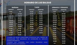 Puerto Itá Enramada habilita horario de balsas para la final de la Copa Sudamericana 2024
